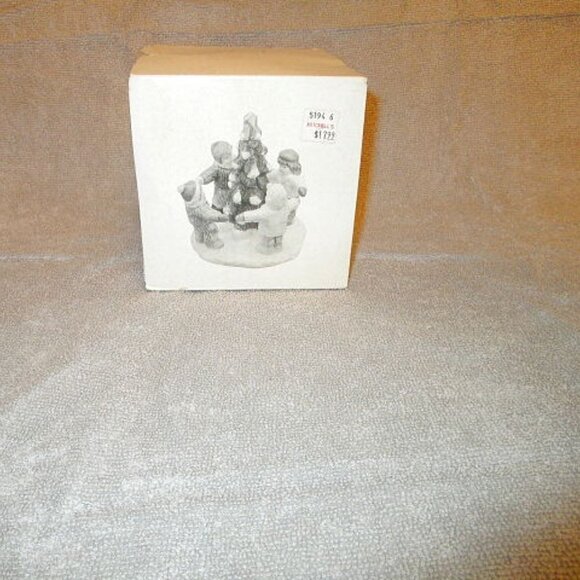 Department 56 KIDS Around The TREE Figurine SNOW VILLAGE Christmas NIB Vintage - Picture 9 of 10